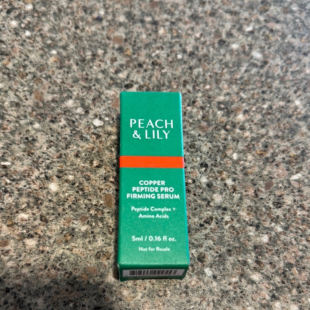 New peach and lily copper peptide pro firming serum